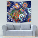 Custom NAIDOC Week 2024 Western Bulldogs Tapestry Australia Aboriginal Dot Painting