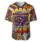 Custom NAIDOC Week 2024 Broncos Baseball Jersey Mascot Rugby