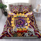NAIDOC Week 2024 Broncos Bedding Set Mascot Rugby