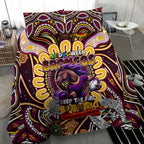 NAIDOC Week 2024 Broncos Bedding Set Mascot Rugby