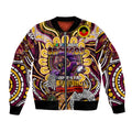 Custom NAIDOC Week 2024 Broncos Bomber Jacket Mascot Rugby