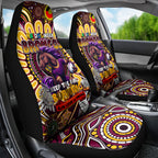 NAIDOC Week 2024 Broncos Car Seat Cover Mascot Rugby