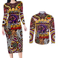 Custom NAIDOC Week 2024 Broncos Couples Matching Long Sleeve Bodycon Dress and Long Sleeve Button Shirt Mascot Rugby