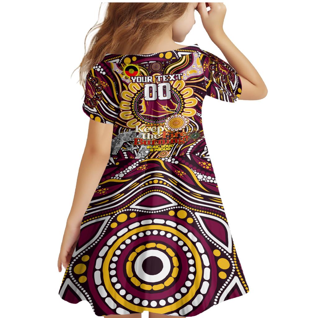 Custom NAIDOC Week 2024 Broncos Family Matching Mermaid Dress and Hawaiian Shirt Mascot Rugby