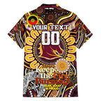 Custom NAIDOC Week 2024 Broncos Family Matching Summer Maxi Dress and Hawaiian Shirt Mascot Rugby