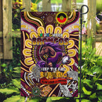 NAIDOC Week 2024 Broncos Garden Flag Mascot Rugby
