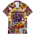Custom NAIDOC Week 2024 Broncos Hawaiian Shirt Mascot Rugby