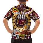 Custom NAIDOC Week 2024 Broncos Hawaiian Shirt Mascot Rugby
