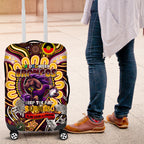 NAIDOC Week 2024 Broncos Luggage Cover Mascot Rugby