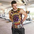Custom NAIDOC Week 2024 Broncos Men Tank Top Mascot Rugby