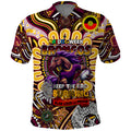 Custom NAIDOC Week 2024 Broncos Polo Shirt Mascot Rugby