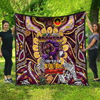 NAIDOC Week 2024 Broncos Quilt Mascot Rugby