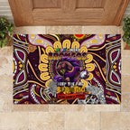 NAIDOC Week 2024 Broncos Rubber Doormat Mascot Rugby