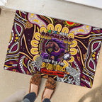 NAIDOC Week 2024 Broncos Rubber Doormat Mascot Rugby