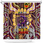 NAIDOC Week 2024 Broncos Shower Curtain Mascot Rugby