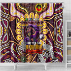 NAIDOC Week 2024 Broncos Shower Curtain Mascot Rugby