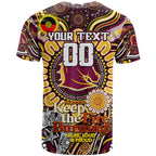 Custom NAIDOC Week 2024 Broncos T Shirt Mascot Rugby