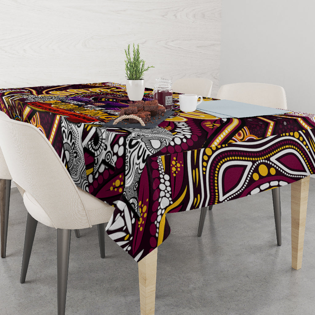 NAIDOC Week 2024 Broncos Tablecloth Mascot Rugby
