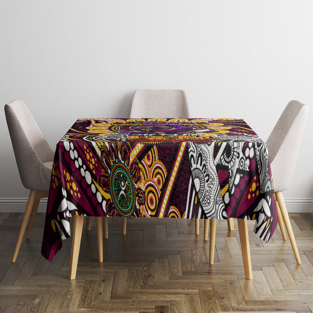 NAIDOC Week 2024 Broncos Tablecloth Mascot Rugby
