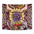NAIDOC Week 2024 Broncos Tapestry Mascot Rugby