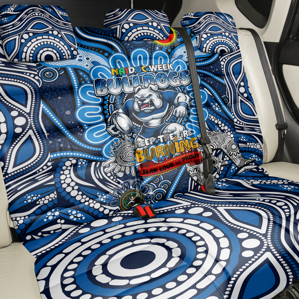 NAIDOC Week 2024 Bulldogs Back Car Seat Cover Mascot Rugby