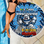 NAIDOC Week 2024 Bulldogs Beach Blanket Mascot Rugby