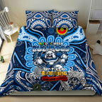 NAIDOC Week 2024 Bulldogs Bedding Set Mascot Rugby