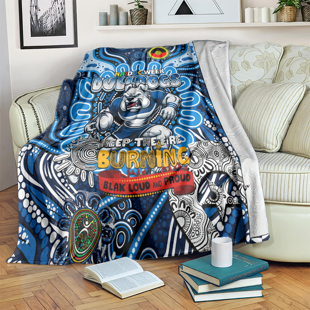 NAIDOC Week 2024 Bulldogs Blanket Mascot Rugby