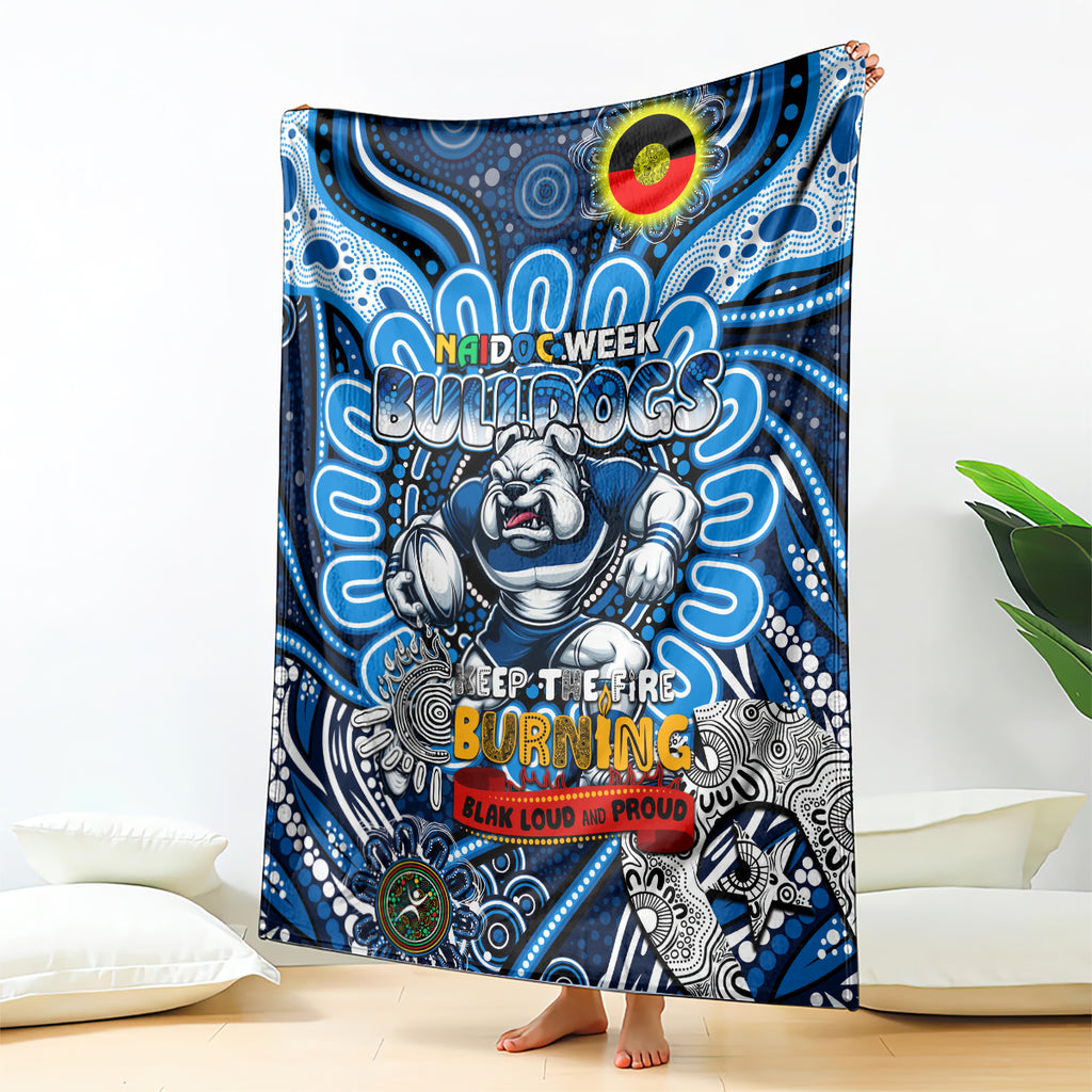 NAIDOC Week 2024 Bulldogs Blanket Mascot Rugby