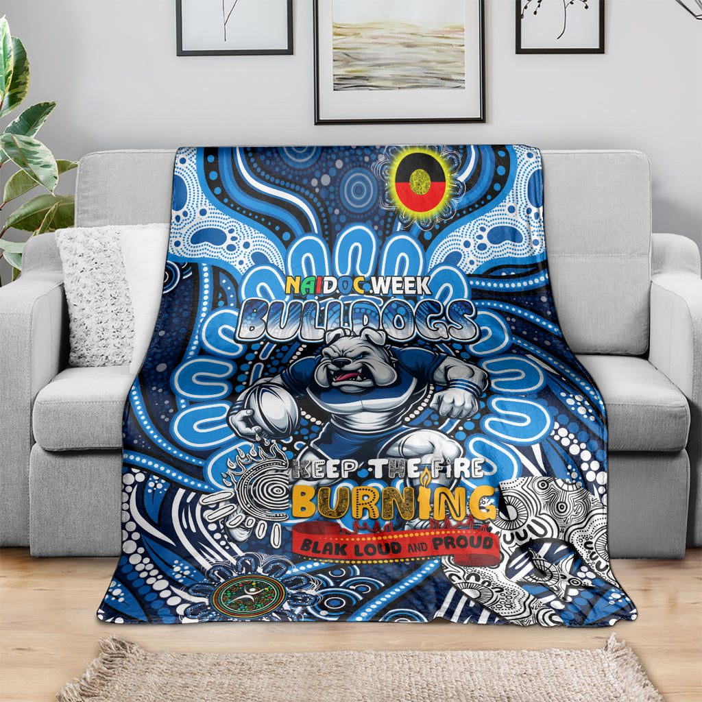 NAIDOC Week 2024 Bulldogs Blanket Mascot Rugby