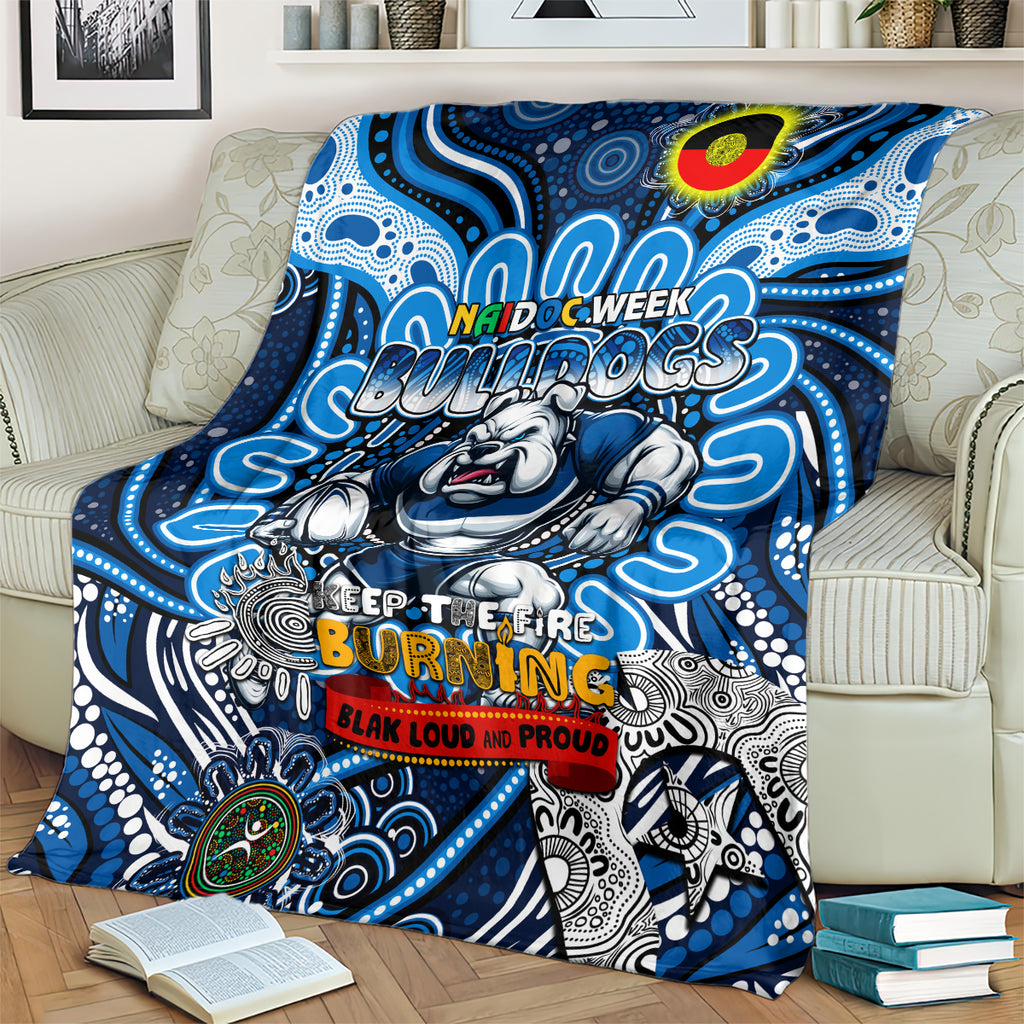 NAIDOC Week 2024 Bulldogs Blanket Mascot Rugby