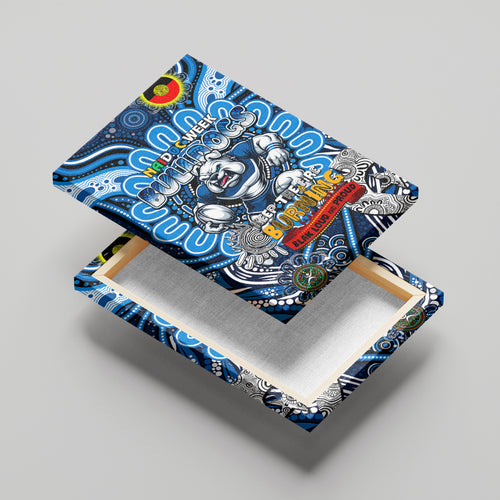 NAIDOC Week 2024 Bulldogs Canvas Wall Art Mascot Rugby
