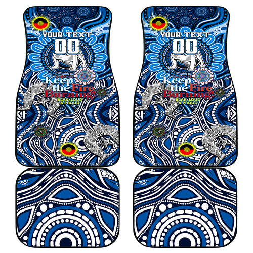 NAIDOC Week 2024 Bulldogs Car Mats Mascot Rugby