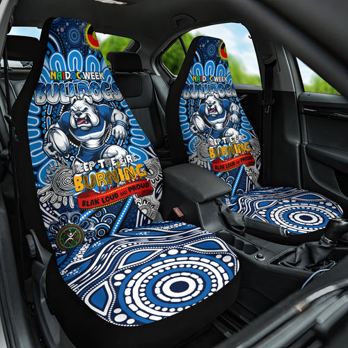NAIDOC Week 2024 Bulldogs Car Seat Cover Mascot Rugby