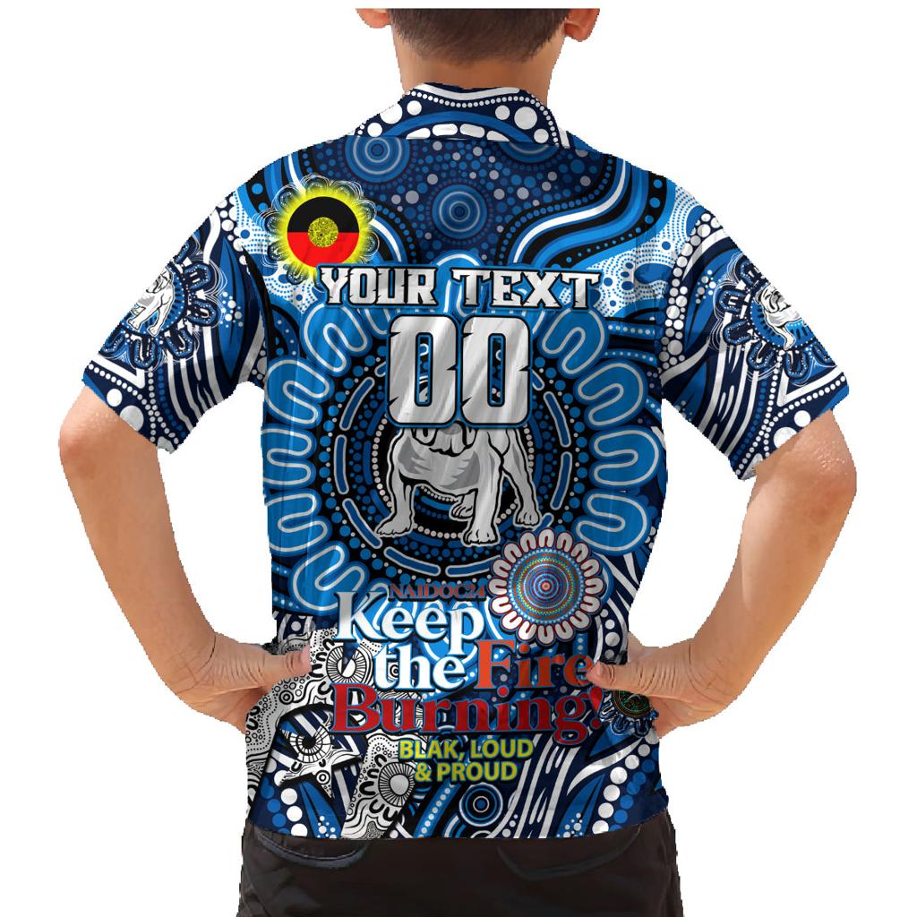 Custom NAIDOC Week 2024 Bulldogs Family Matching Mermaid Dress and Hawaiian Shirt Mascot Rugby