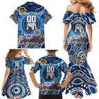 Custom NAIDOC Week 2024 Bulldogs Family Matching Mermaid Dress and Hawaiian Shirt Mascot Rugby