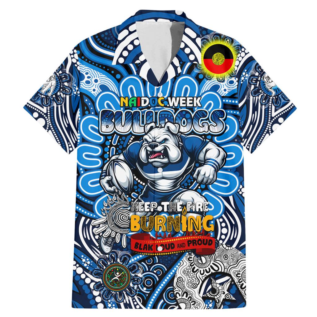 Custom NAIDOC Week 2024 Bulldogs Family Matching Mermaid Dress and Hawaiian Shirt Mascot Rugby