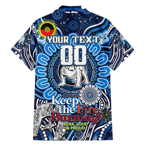 Custom NAIDOC Week 2024 Bulldogs Family Matching Short Sleeve Bodycon Dress and Hawaiian Shirt Mascot Rugby