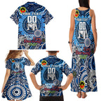 Custom NAIDOC Week 2024 Bulldogs Family Matching Tank Maxi Dress and Hawaiian Shirt Mascot Rugby