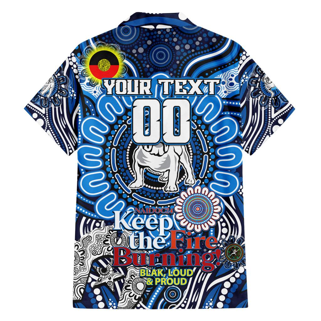 Custom NAIDOC Week 2024 Bulldogs Family Matching Tank Maxi Dress and Hawaiian Shirt Mascot Rugby
