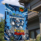 NAIDOC Week 2024 Bulldogs Garden Flag Mascot Rugby