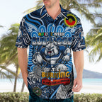 Custom NAIDOC Week 2024 Bulldogs Hawaiian Shirt Mascot Rugby