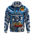 Custom NAIDOC Week 2024 Bulldogs Hoodie Mascot Rugby