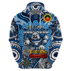 Custom NAIDOC Week 2024 Bulldogs Hoodie Mascot Rugby