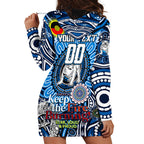 Custom NAIDOC Week 2024 Bulldogs Hoodie Dress Mascot Rugby