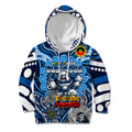 Custom NAIDOC Week 2024 Bulldogs Kid Hoodie Mascot Rugby