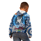 Custom NAIDOC Week 2024 Bulldogs Kid Hoodie Mascot Rugby