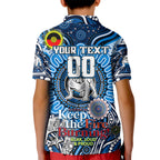 Custom NAIDOC Week 2024 Bulldogs Kid Polo Shirt Mascot Rugby