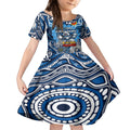 Custom NAIDOC Week 2024 Bulldogs Kid Short Sleeve Dress Mascot Rugby