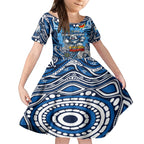 Custom NAIDOC Week 2024 Bulldogs Kid Short Sleeve Dress Mascot Rugby